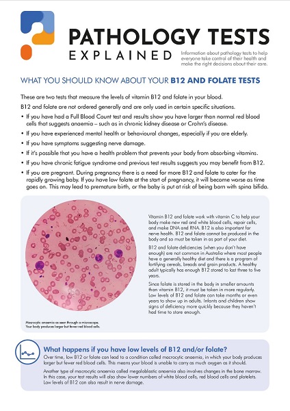 B12 and Folate